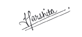 Harshita Signature